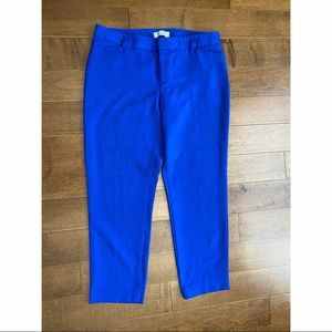 Gap Bright Blue Slim Cropped Trousers